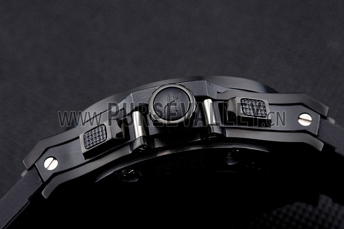 Hublot Big Bang Carbon Dial Carbon Case And Bezel Black Rubber Strap 622773