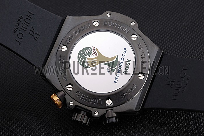 Hublot Big Bang Unico Bi-Retrograde Chrono King Black Steel Case Black Rubber Strap 622771