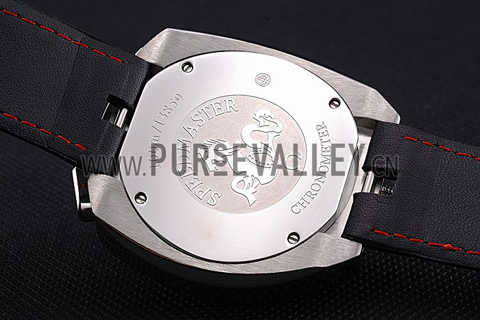 Omega Seamaster Bullhead Black Dial Stainless Steel Case Black Leather Strap 622826