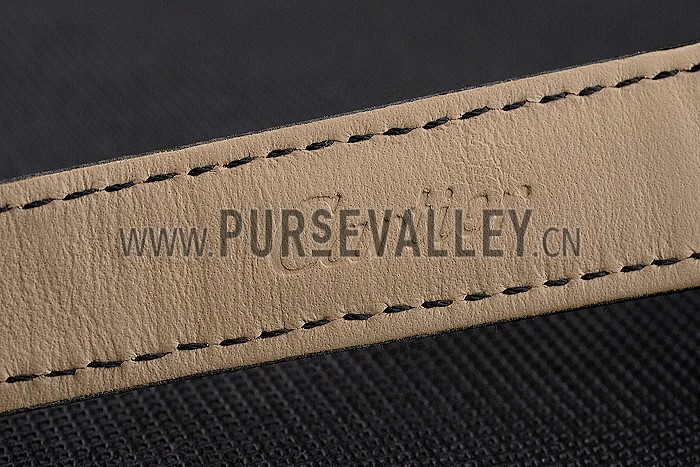 Cartier Ronde Black Dial Diamond Bezel Stainless Steel Case Black Leather Strap