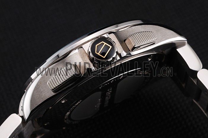 Tag Heuer Carrera Tachymeter Bezel White Dial Stainless Steel Strap