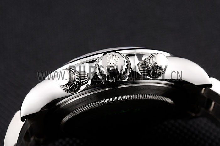 Swiss Rolex Daytona Stainless Steel Bracelet Black Dial 80296