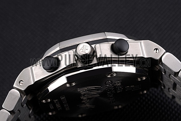 Swiss Audemars Piguet Royal Oak Offshore Black Dial Diamond Bezel Stainless Steel Case And Bracelet 622873