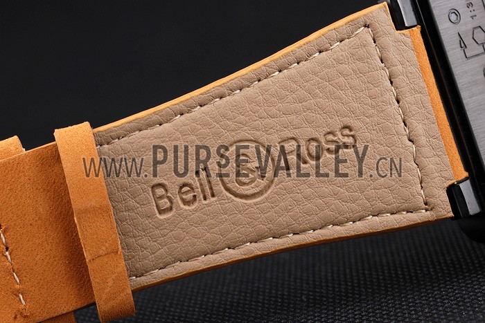 Bell and Ross BR 01-92 Black Dial Black Case Brown Leather Strap