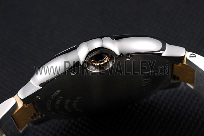 Swiss Cartier Ballon Bleu 42mm Silver Dial Stainless Steel Case Two Tone Gold Bracelet 622877