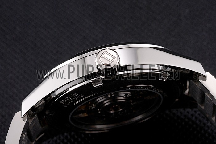 Swiss Tag Heuer Carrera Calibre 5 Silver Dial Stainless Steel Case And Bracelet