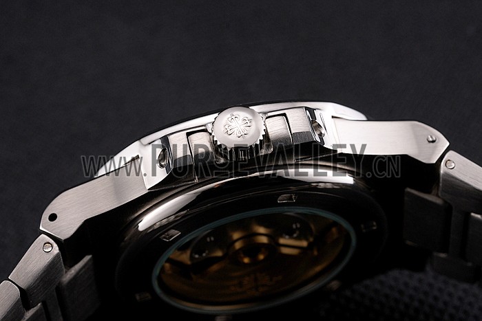 Patek Philippe Nautilus Gray Dial Stainless Steel Case And Bracelet