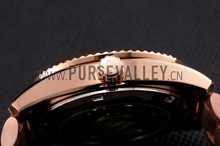 Omega Globemaster White Dial Rose Gold Case And Bracelet