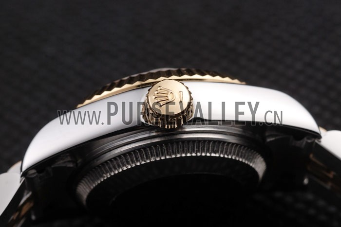 Rolex Datejust Two Tone Stainless Steel Yellow Gold Plated 98079