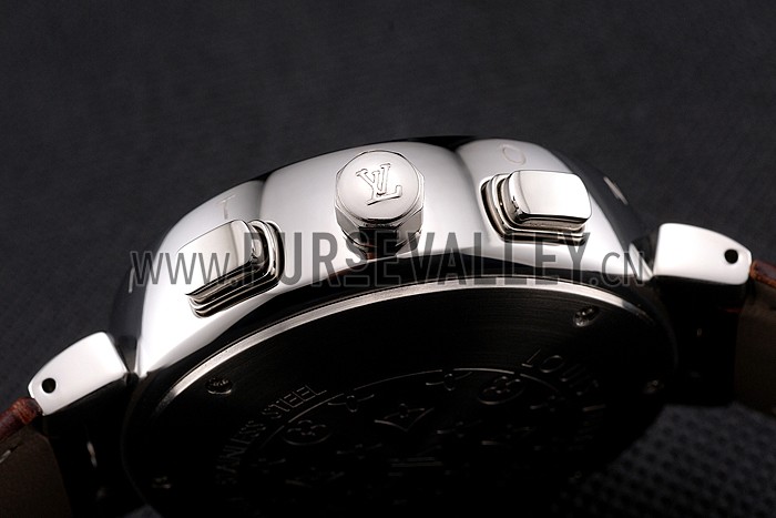Louis Vuitton Tambour LV Cup Brown Dial Watch 2165-295