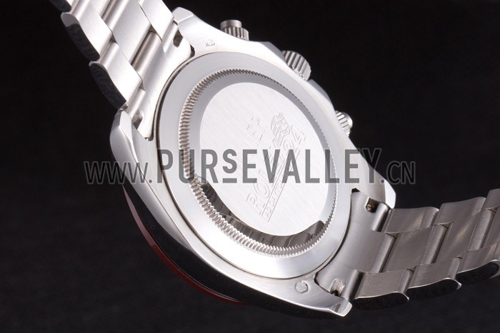 Rolex Daytona Stainless Steel Bracelet with Rouge Bezel and Blue Dial 621572