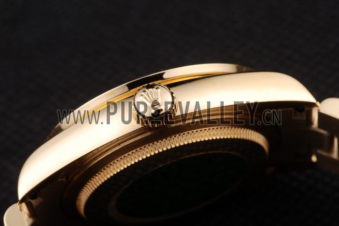 Rolex Day-Date 18k Yellow Gold Plated Stainless Steel White Dial