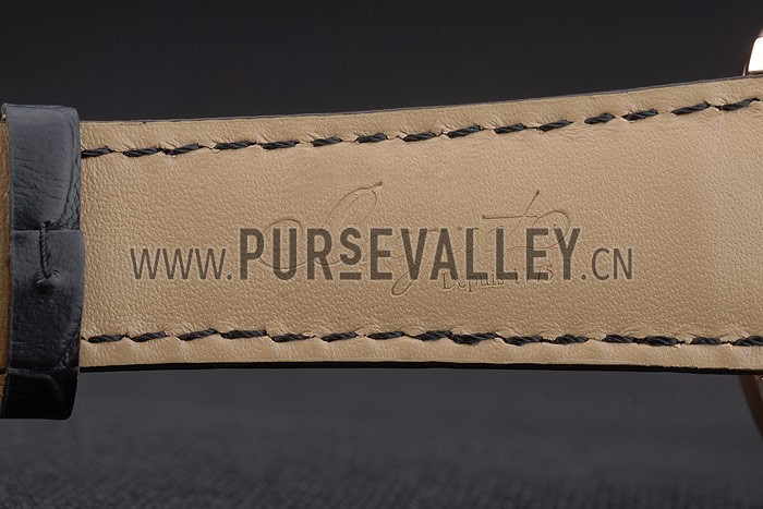 Breguet Classique Complications Rose Gold Case Black Leather Strap 80156