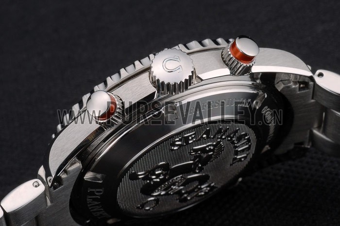 Omega Seamaster Planet Ocean Orange Tachymeter Black Dial Stainless Steel Strap 80241
