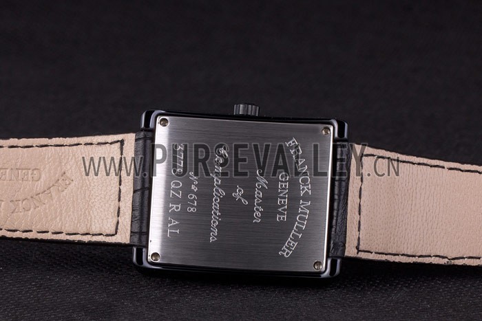 Franck Muller Infinity White Dial Numbers Black Croco Bracelet 80272