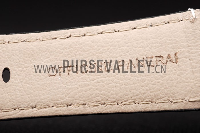 Panerai Radiomir Polished Stainless Steel Case Black Dial Black Leather Strap 98140