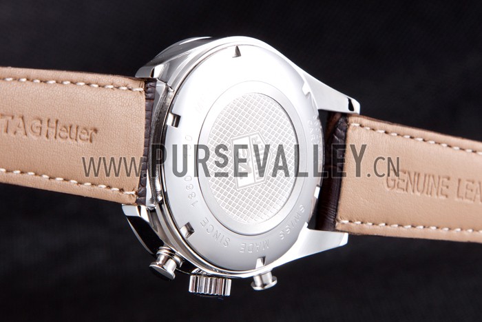 Tag Heuer Carrera Mikrograph Limited Edition Brown Leather Strap 7916