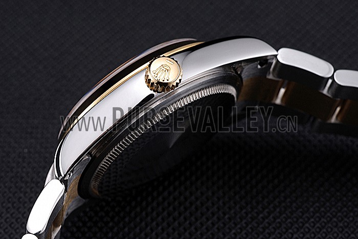 Rolex Datejust Stainless Steel And Gold Case Gold Dial 622265