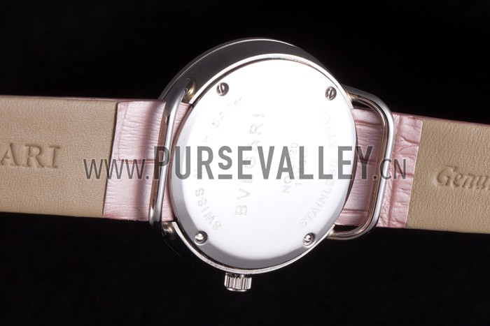 Bvlgari ZERO1 Butterfly Motif Light Pink Leather Band 621584