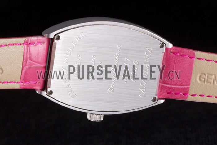 Franck Muller Heart Pink Leather Band 621586