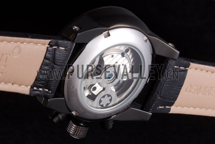 Montblanc Flyback Black Leather Band 621627