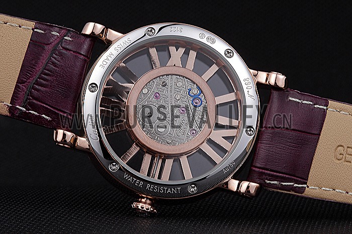 Cartier Rotonde Skeleton Flying Tourbillon Purple 621963