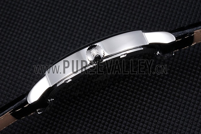 Patek Philippe Calatrava Stainless Steel Black Dial 621987