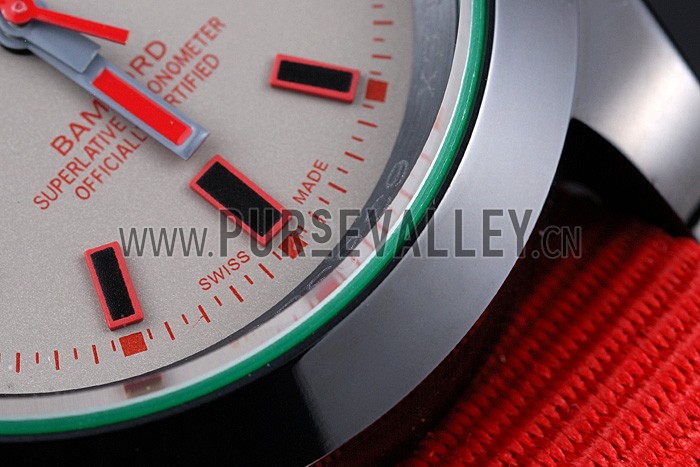 Rolex Milgauss Bamford Red Nylon Strap 622002