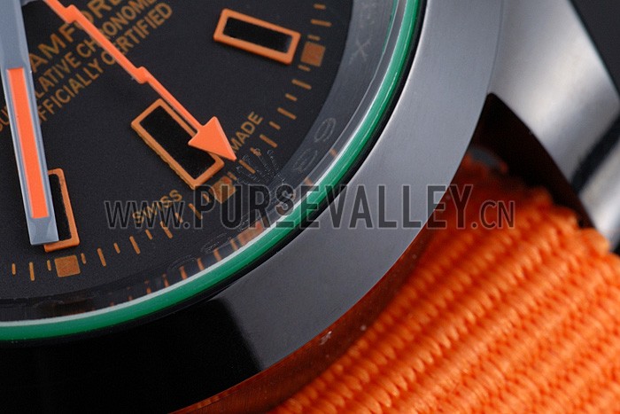 Rolex Milgauss Bamford Orange Nylon Strap 622003