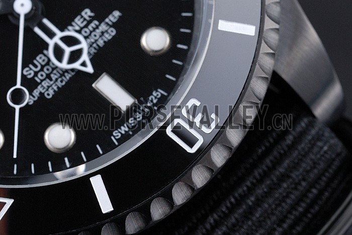 Rolex Submariner Black Nylon Strap 622006