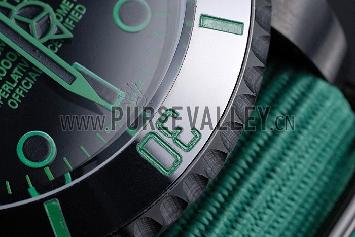Rolex Stealth Submariner Green Nylon Strap 622009