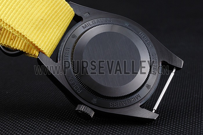 Rolex Milgauss Bamford Yellow Nylon Strap 621999