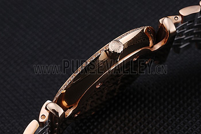 Longines La Grande Classique Rose Gold White Dial Diamond Bezel Homme 622105