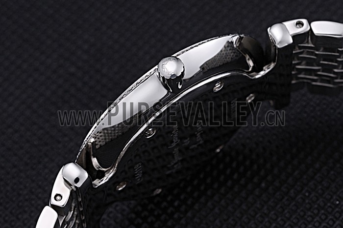 Longines La Grande Classique Stainless Steel Black Dial Diamond Bezel Homme 622107