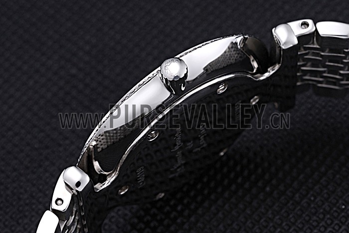 Longines La Grande Classique Stainless Steel Black Dial Diamond Bezel Femme 622108