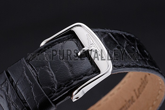 Longines La Grande Classique Black Dial Black Leather Band Homme 622131