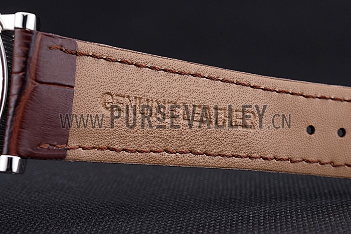 Breguet Classique Grande Complication Tourbillon Silver Case White Dial Brown Leather Strap 622210