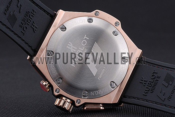 Hublot Big Bang King Power Formula 1 Gold Case Black Dial 622249