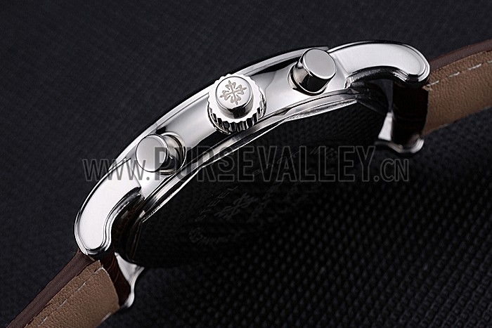 Patek Philippe Grand Complications Perpetual Calendar Stainless Steel Case White Dial Silver Chronograph 622264