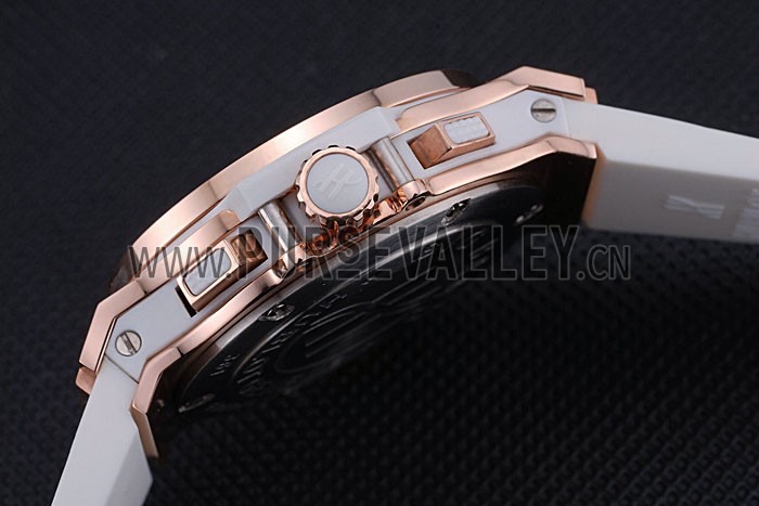 Hublot Big Bang Tutti Frutti White Strap Gold Dial