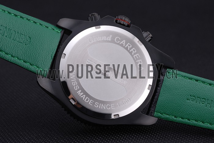 Tag Heuer Carrera Black Stainless Steel Case White Dial 98246