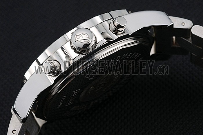 Breitling Colt Chronograph II Black Dial Stainless Steel Bracelet 622427
