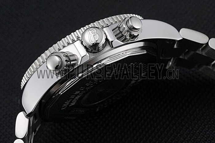 Breitling Superocean Chronograph II Black Dial Stainless Steel Bracelet 622428