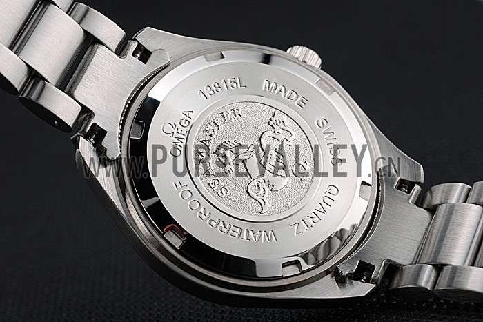 Omega Seamaster Aqua Terra Black Dial Diamond Case Stainless Steel Bracelet 622449