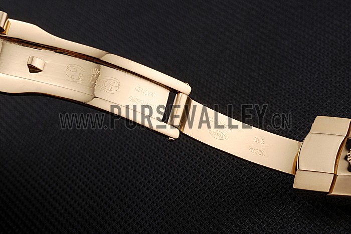 Rolex Polished and Brushed Gold Bracelet 622495