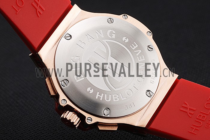 Hublot Big Bang Red Strap Red Dial Watch 98069