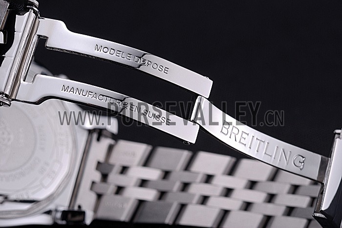 Breitling Chronomat Evolution Black Dial Stainless Steel Bracelet 622515