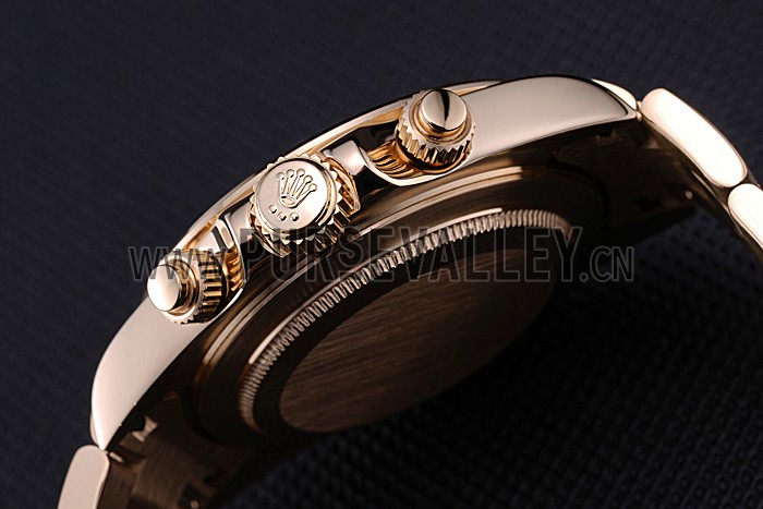 Rolex Cosmograph Daytona White with Black Subdials Gold Bracelet 622548