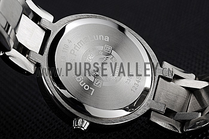 Longines PrimaLuna Stainless Steel Diamonds Case 622588