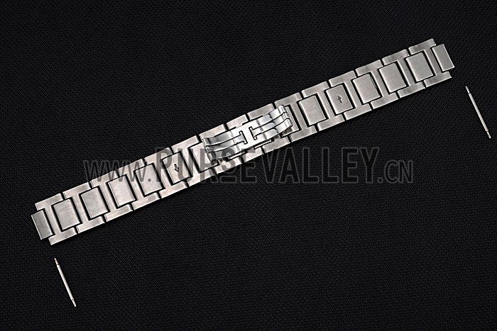 Cartier Brushed Stainless Steel Link Bracelet 622605